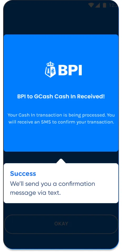 Success: We'll send you a confirmation message
via text.