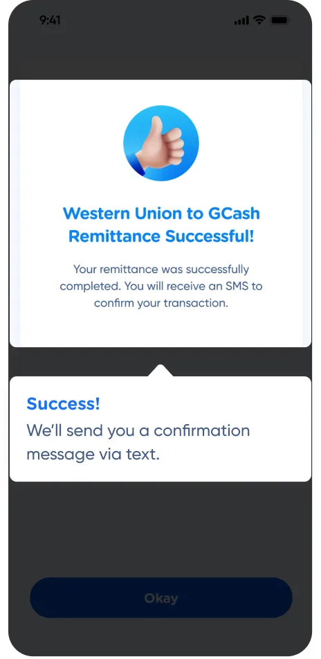 Success!: We'll send you a confirmation message 
via text.